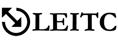LEITC black white logo